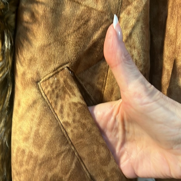 Long Suede Coat - Picture 6 of 8